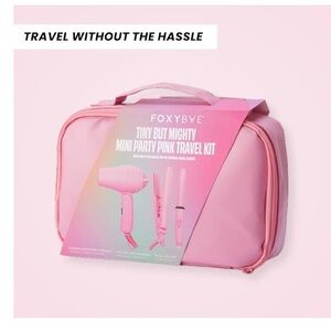 Foxbae Travel Size Hairdryer Straightener and  Curling Iron NIB